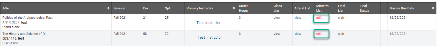 Image of red "edit" link under Midterm column