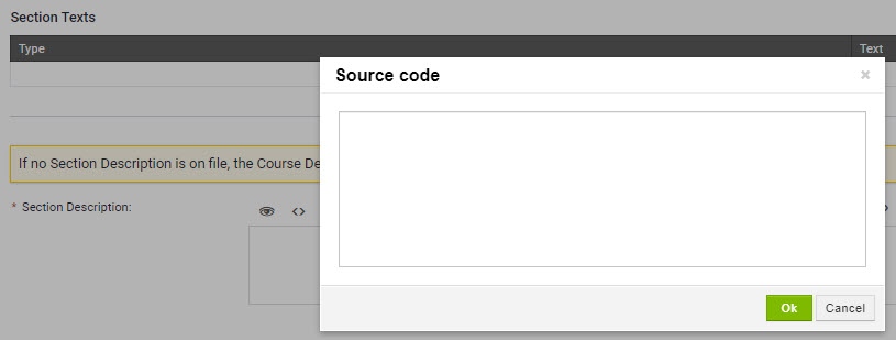 Ensure no source code is present and delete if any characters are shown.