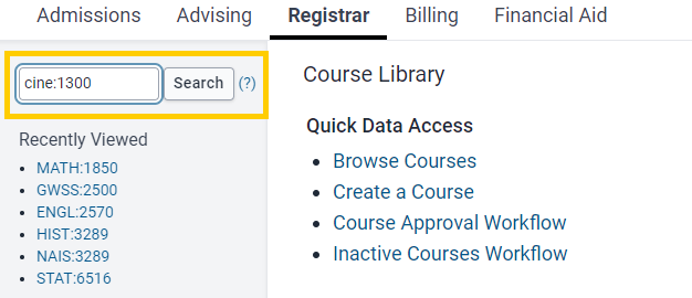 MAUI Course Library screen with search bar populated and highlighted